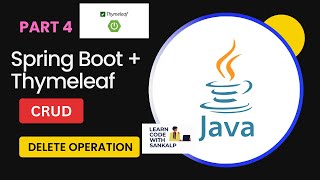 Spring Boot Thymeleaf  MySQL JPA Hibernate CRUD Example  Delete Operation  PART 3 [upl. by Harriet]