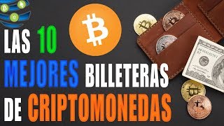 ✅Las mejores 10 BILLETERAS de CRIPTOMONEDAS [upl. by Milstone]