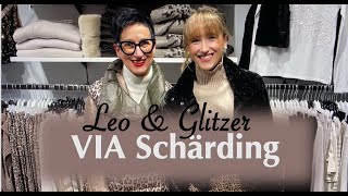 Leo amp Glitzer im VIA  Modekanal Silvia Auzinger [upl. by Willin]