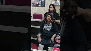 Haircut on very thin hairtransformation from thin to bouncyhaircut hairstyles [upl. by Dirraj813]