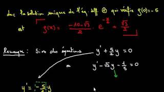 Equations différentielles cours 4 [upl. by Coltun]