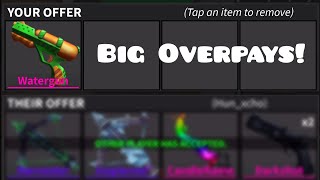 MM2 Trading Montage 3  Big Overpays [upl. by Ridan]