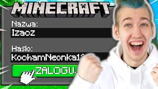 WŁAMAŁEM SIĘ NA KONTO IZACZ w Minecraft [upl. by Aisatan810]