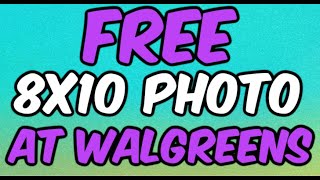 FREE 8x10 Photo at Walgreens Deal Ends Tuesday November 14th 2023 [upl. by Nacim]