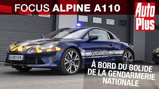 Alpine A110  à bord du bolide de la Gendarmerie nationale [upl. by Rocker684]