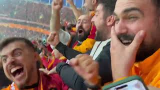 Galatasaray 30 Fenerbahçe — Nicolo Zaniolo 79’  Gol Tribün Çekimi  HD [upl. by Yarahs]