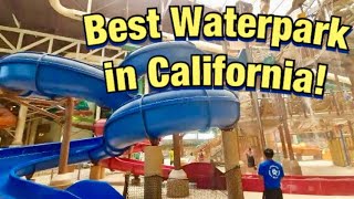 Best waterpark in California Great Wolfe Lodge Walk Tour [upl. by Idoj]