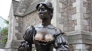 Molly Malone Statue Song and LegendDublin Ireland [upl. by Ong194]