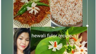 Hewali fulor recipe Assamese recipe [upl. by Conrade]