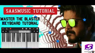 MASTER THE BLASTER KEYBOARD TUTORIAL  MASTER THE BLASTER  SHORTS  SAASMUSIC TUTORIAL [upl. by Ylicec]