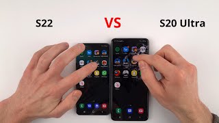 Samsung S22 vs S20 Ultra SPEED TEST [upl. by Piselli566]