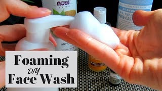 Homemade Foaming Face Wash Recipe for Acne Prone and Sensitive Skin [upl. by Margaretha]