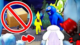 RAINBOW FRIENDS 2 But We CANT Use Our BOX With Moody Roblox [upl. by Grof650]