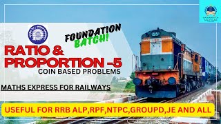 RAILWAY MATHS FOUNDATION 2024  RPF MATHS RATIO PROPORTION 5 RRB ALP MATHS RPF 2024 NTPCMALAYALAM [upl. by Nehtiek]