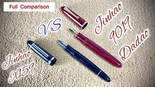 Jinhao X159 VS Jinhao 9019 Dadao Full Detailed Comparison In Hindi  Pen Battle  2 Jinhao Great Pen [upl. by Nailliw]