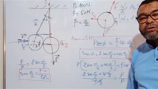 Video N°11 Exercice de mecanique statique Equilibre dune boule suspendue [upl. by Saoj480]