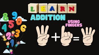 Simple Addition on Fingers  Kindergarten  Reception Class Kids Learning To Add  Maths Tutor KS1 [upl. by Martyn]