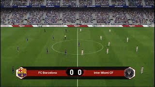 Barcelona vs Inter Miami  Friendly match  Live Football Match  4K [upl. by Natanhoj]