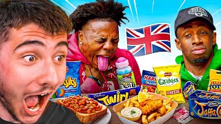 Reacting To SPEED TRIES BRITISH SNACKS [upl. by Jolynn]