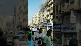 Today Fire In Dubai 2023 l Fire in Dubai apartment building kills 16 l dubai fire in Deira shorts [upl. by Heilman]