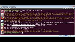 How To install virtualenv and virtualenvwrapper python modules on Ubuntu Linux [upl. by Hgierb]