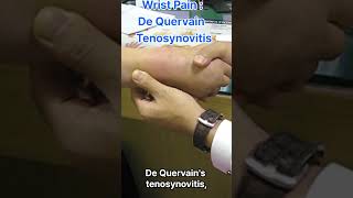 Wrist Pain  de Quervain Tenosynovitis [upl. by Goodard]