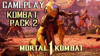 MK1  Noob Saibot  Sektor and Cyrax Gameplay Trailer Kombat Pack 2 [upl. by Annairol]