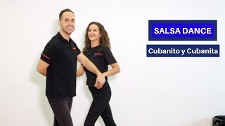 Pasos de Salsa Cubana Cubanito y Cubanita [upl. by Layton]