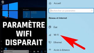 WiFi napparait pas dans les paramètres réseaux et internet  Windows 10 [upl. by Aronael]