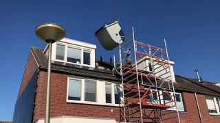 Installatie dakinbouwwarmtepomp HydroTop bestaande woning in de Wormer [upl. by Atena]