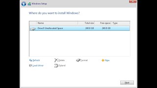 Hard Drive Partition Delete amp Create While Installations Windows [upl. by Airdnaid]