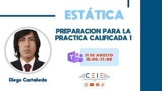 TALLER DE ESTÁTICA  PRACTICA CALIFICADA 1  20232 [upl. by Erdnuaed131]