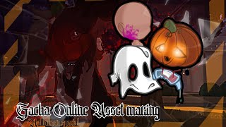 Custom Assets making for Gacha Online ☆☆ Halloween Special☆☆ [upl. by Evad]