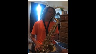 Monsters inc theme song on alto saxophone [upl. by Nally]