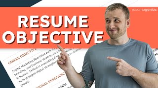 How to Write a Resume Objective vs Resume Summary Statement  40 Professional Samples [upl. by Moody]