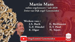 Orgelconcert Martin Mans Hervormde Kerk Genemuiden [upl. by Ymmit]