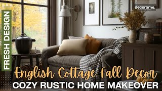 English Cottage Fall Decor Secrets for a Cozy Rustic Home Makeover [upl. by Fugere]