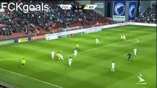 FC København  Brøndby IF 31 5412 All highlights and goals [upl. by Neilla367]