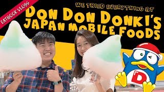 We Tried Whats New at Don Don Donkis New Japan Mobile Foods  Eatbook Vlogs  EP 36 [upl. by Karlis]