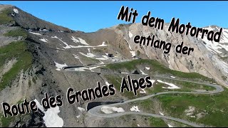 Mit Motorrad und Drohne entlang der Route des Grandes Alpes [upl. by Goldfinch]