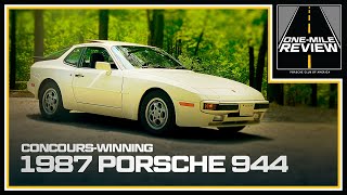 Concours  Winning 1987 Porsche 944  OneMile Review [upl. by Sikko804]