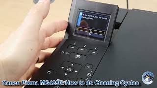 Canon Pixma MG4250 How to do Printhead Cleaning and Deep Cleaning Cycles to Improve Print Quality [upl. by Gault]