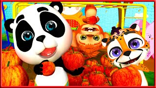 Äpfel zählen eins bis fünf  Cartoons und kinderlieder für Kinder  Baby Panda Zeichensprache ASL [upl. by Agnes]