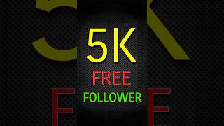 5K Free FOLLOWERS 🤩 On Instagram  Instagram per Followers Kaise Badhae [upl. by Aihsrop]