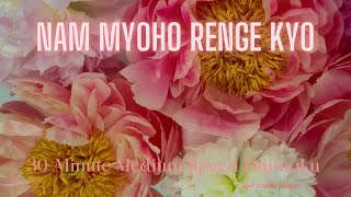 30minute Daimoku  Medium speed Nam Myoho Renge Kyo [upl. by Bell504]