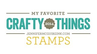 My Favorite Crafty Things 2014  Stamps [upl. by Ford512]