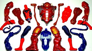 Merakit mainan hulk Buster VS venom Carnage VS Spiderman VS Siren Head Avengers Superhero Toys [upl. by Yemarej]