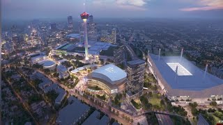 San Antonio unveils conceptual plans for downtown Spurs arena sports amp entertainment district [upl. by Stevie501]