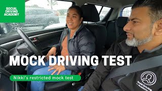 Nikki’s Restricted Mock Driving Test  Highbrook Auckland New Zealand [upl. by Cocks675]