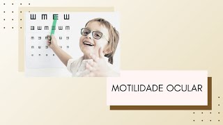 Motilidade ocular  Dr Emmerson Badaró  Viver oftalmologia [upl. by Eeslehc]